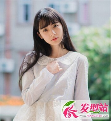 长发女生清纯系发型图片 甜美自然最女神范
