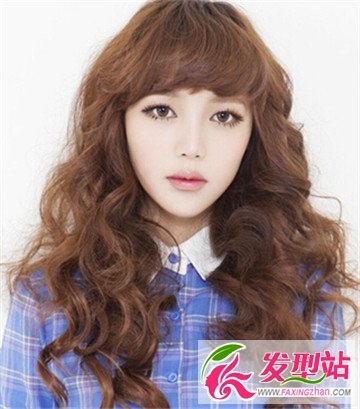 2015女生简单发型图片 既修颜又显甜美气质