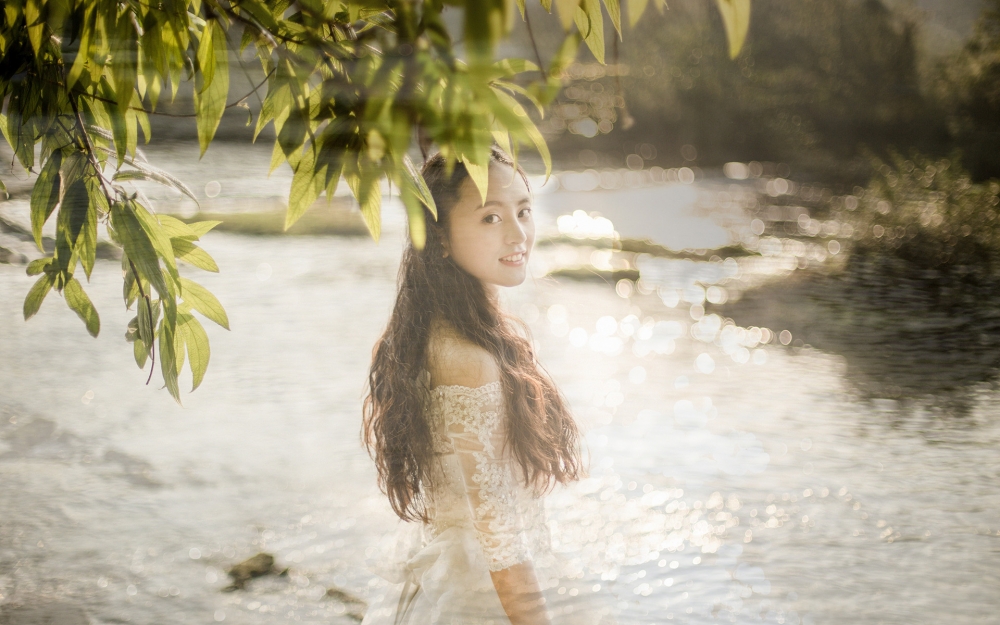 气质美女意境美唯美写真电脑高清桌面壁纸