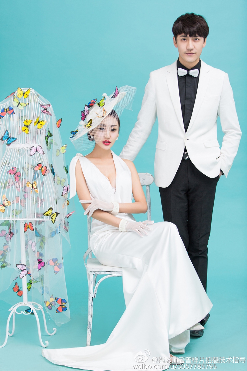 蝶之恋 婚纱照