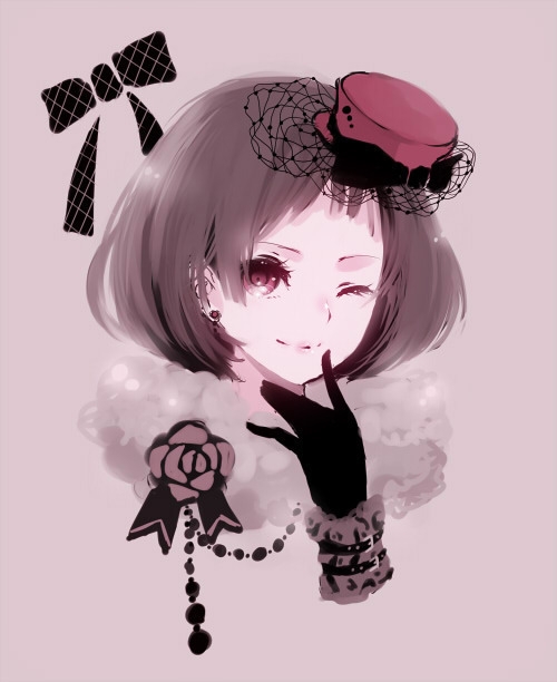 童话般的个性女子。
