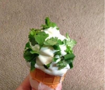 香菜冰激凌会是什么味