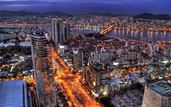韩国首尔风景桌面壁纸