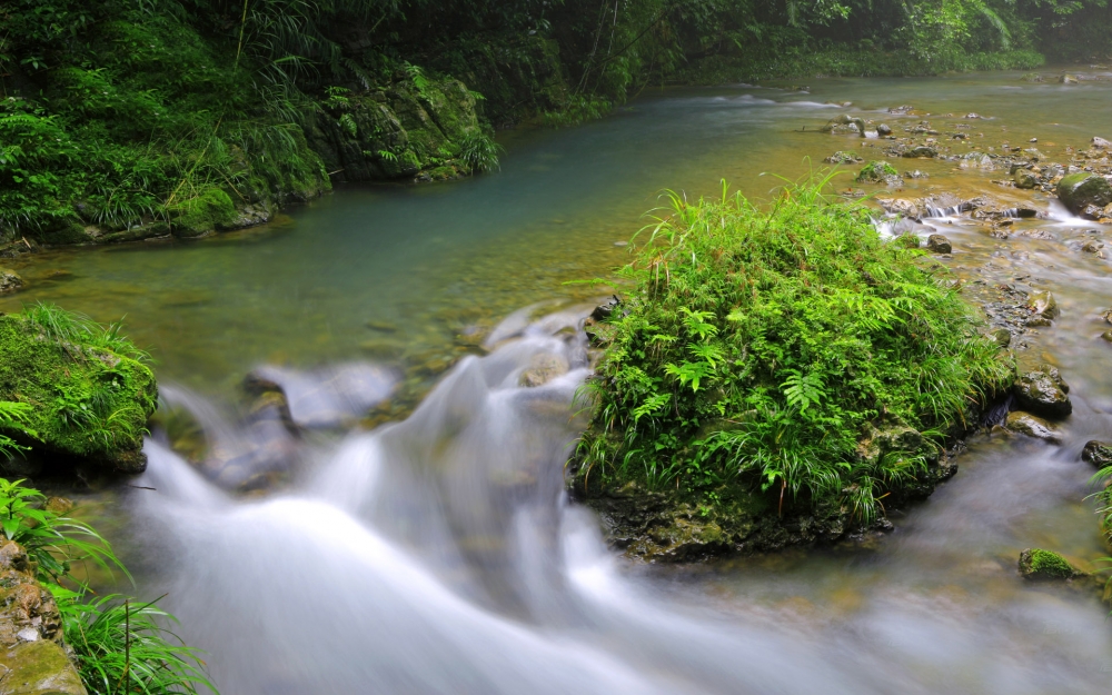 静谧山间溪流美丽风景桌面壁纸 第一辑