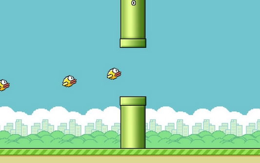 《Flappy Bird》游戏桌面壁纸