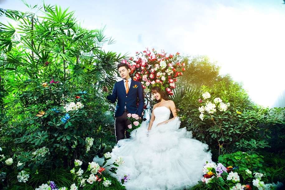 花花精灵 婚纱照