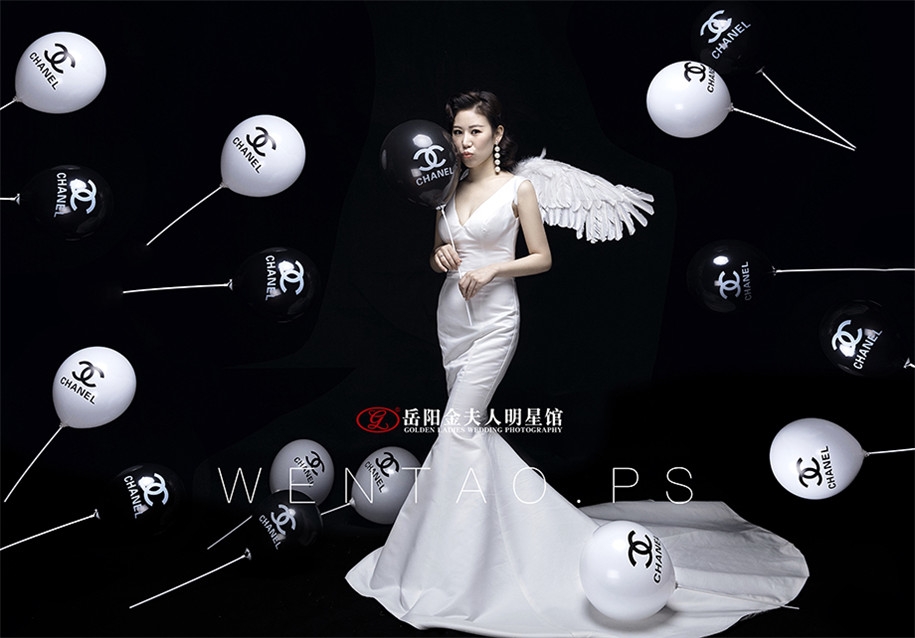 爱情气球 婚纱照
