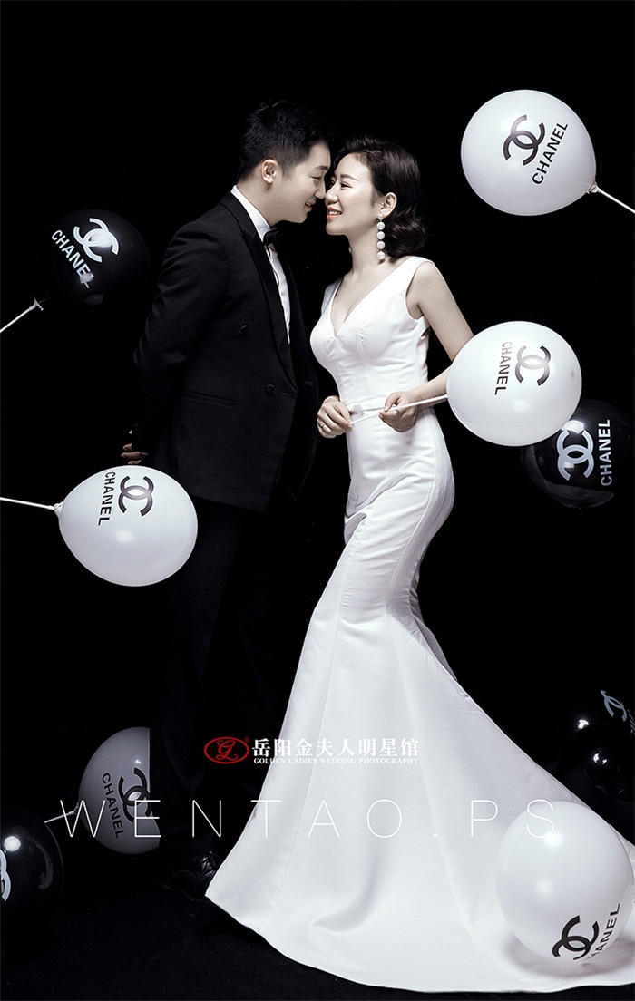 爱情气球 婚纱照