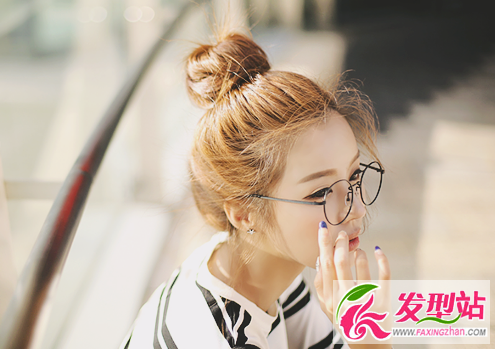 夏日清爽韩式扎发丸子头！女神扎发盘发图片大全