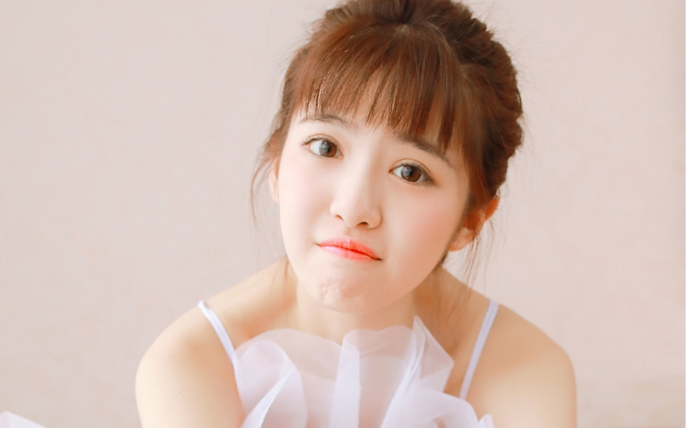 粉红少女可爱治愈系唯美高清壁纸
