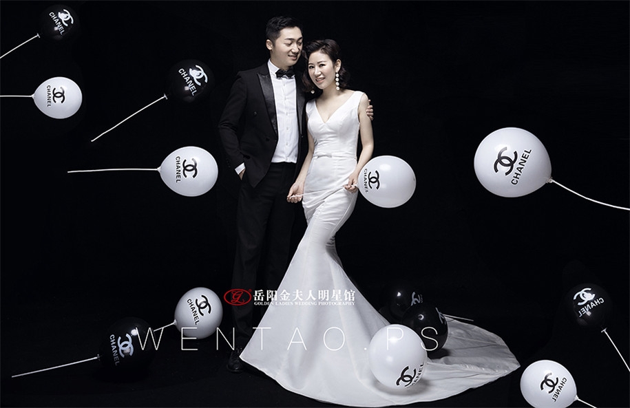 爱情气球 婚纱照