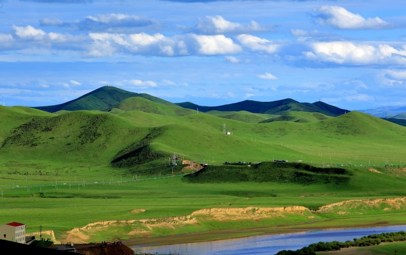 四川唐克乡绿野仙踪风景图片