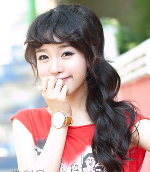 长发淑女发型