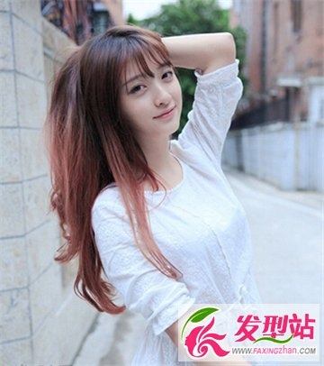 长发女生清纯系发型图片 甜美自然最女神范
