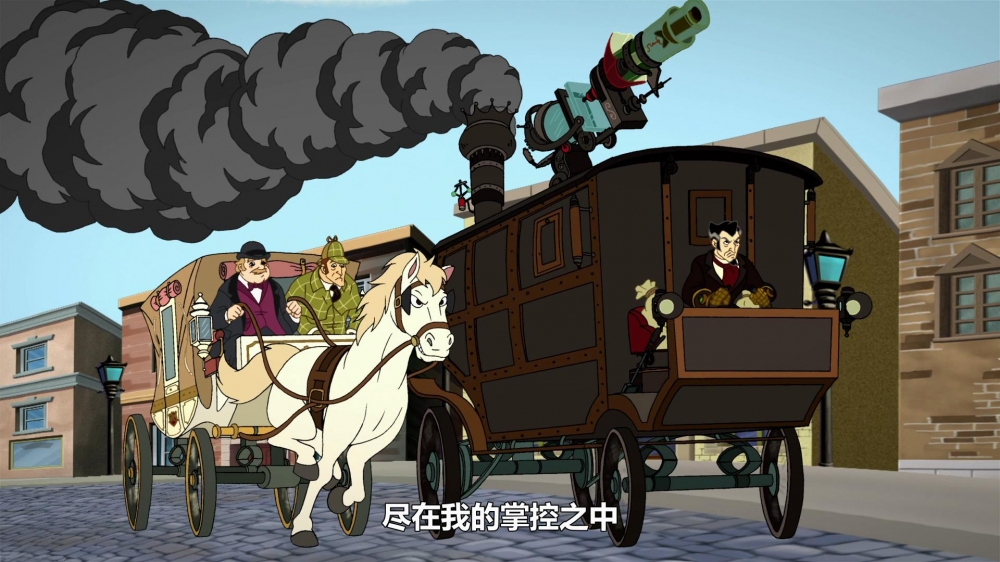汤姆与杰瑞遇见福尔摩斯动画片剧照图1080P桌面壁纸