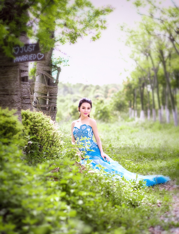 林中情话 婚纱照