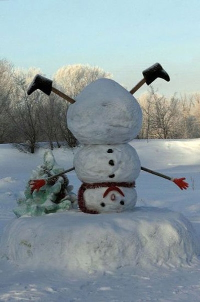 一场大雪为人类带来了多少欢笑啊！