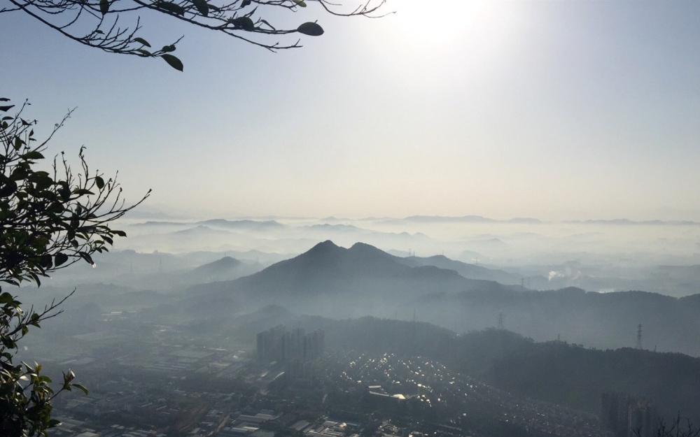 清晨城市景观高清桌面壁纸图片下载