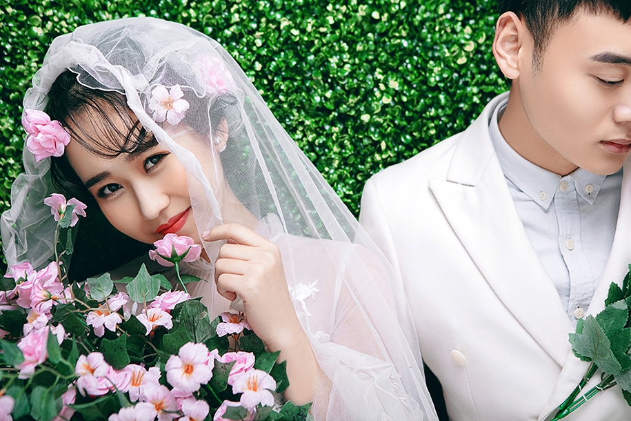 春暖花开 婚纱照