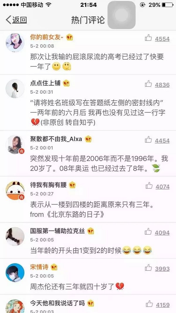 是哪个瞬间，会让你感觉时光流逝的很快
