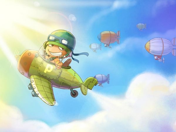 童真萌系卡通人物炮炮兵壁纸美图