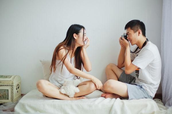 小清新情侣唯美风写真图片