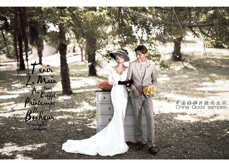 复古爱人 婚纱照