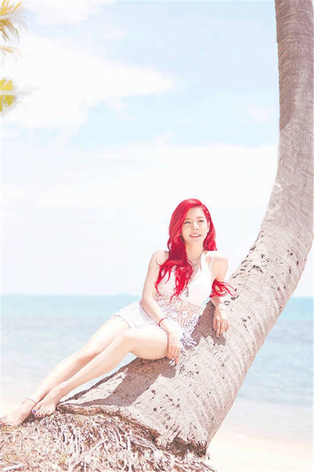 少女时代唯美海边高清手机桌面壁纸下载