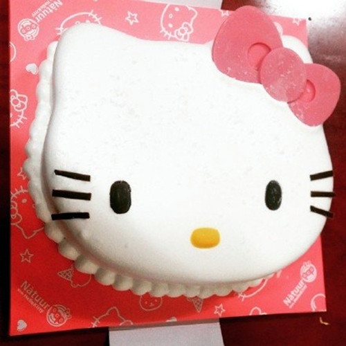 卡哇伊hello kitty造型蛋糕唯美图片