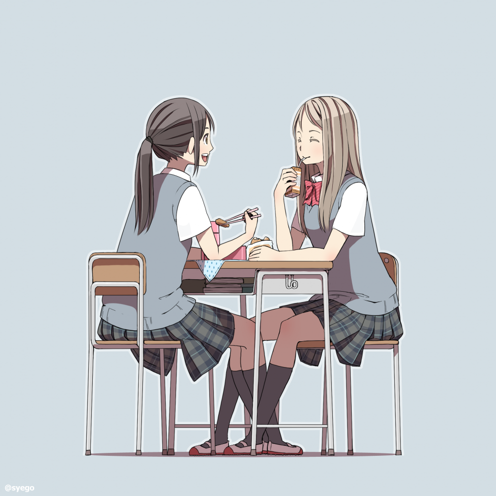 百褶裙2048x2048高清动漫图片壁纸1.0MB