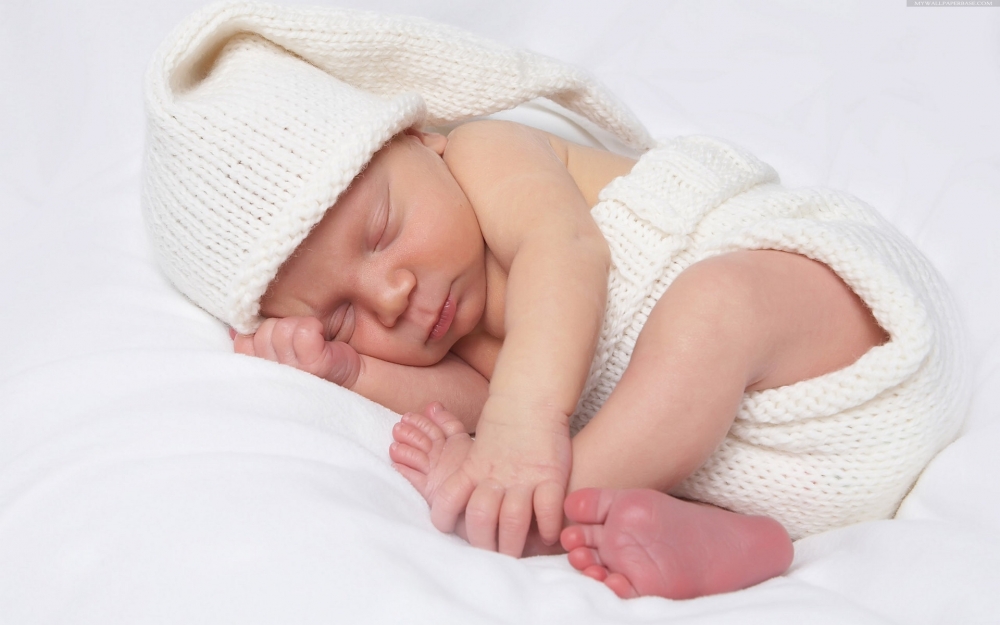 可爱的睡梦中Baby高清小婴儿图片桌面壁纸第二辑