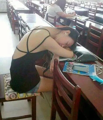 我只想好好的上个自习
