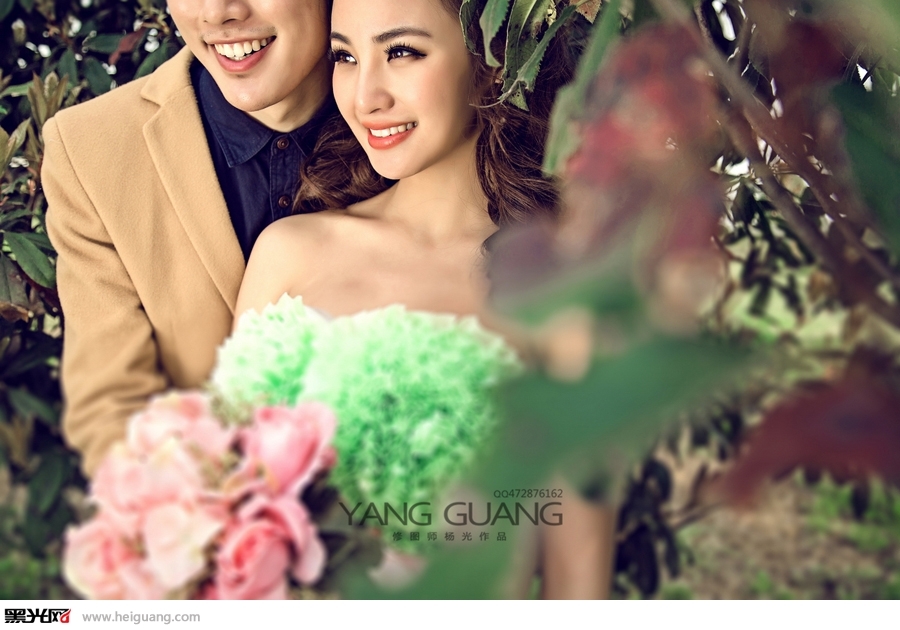 浪漫花语 婚纱照