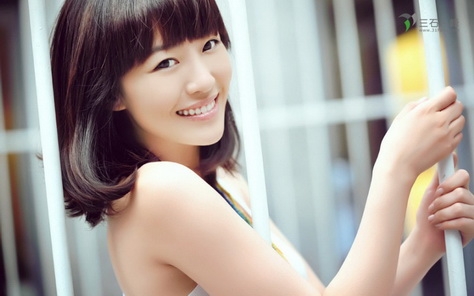 小清新美眉许薇高清桌面壁纸