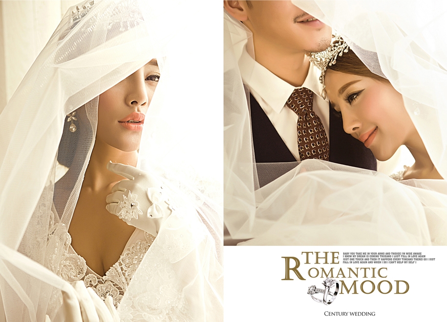 The romantic mood 婚纱照