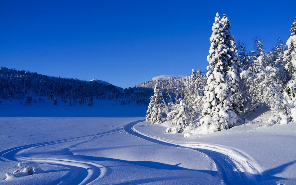 好看的雪景图片壁纸