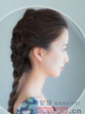 头发少怎么打理简单好看  辫子编发轻松搞定