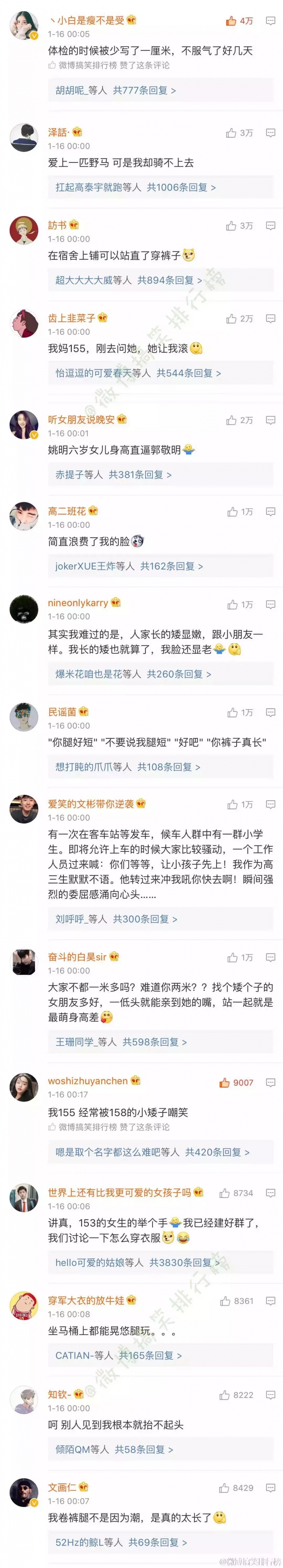 清秋：长得矮是一种怎样体验 .
