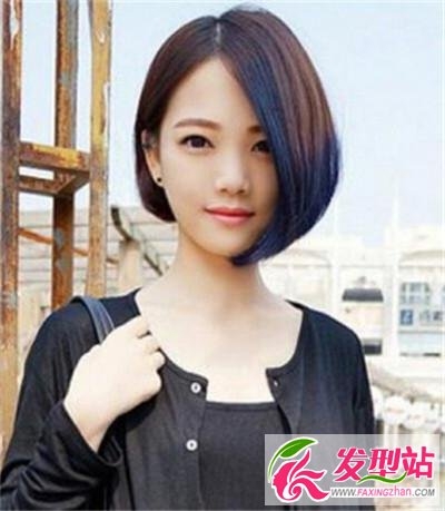 女生简单气质短发发型 时尚甜美文艺范