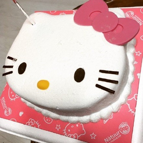 卡哇伊hello kitty造型蛋糕唯美图片