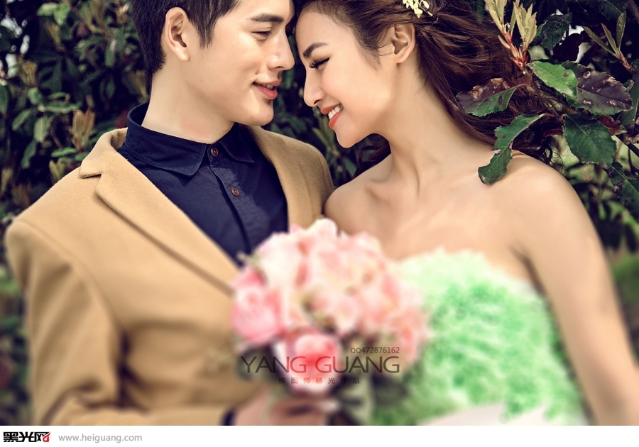 浪漫花语 婚纱照