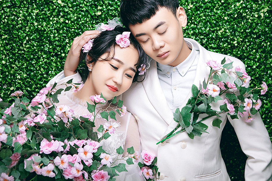 春暖花开 婚纱照