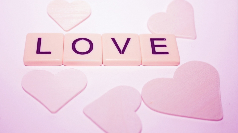 浪漫的love爱心非主流唯美壁纸