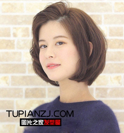 圆脸适合的短发 韩式短发修颜瘦脸
