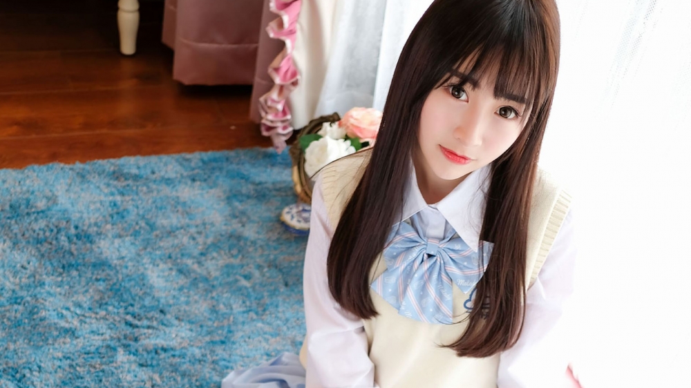 可爱甜美萝莉治愈系唯美高清桌面壁纸