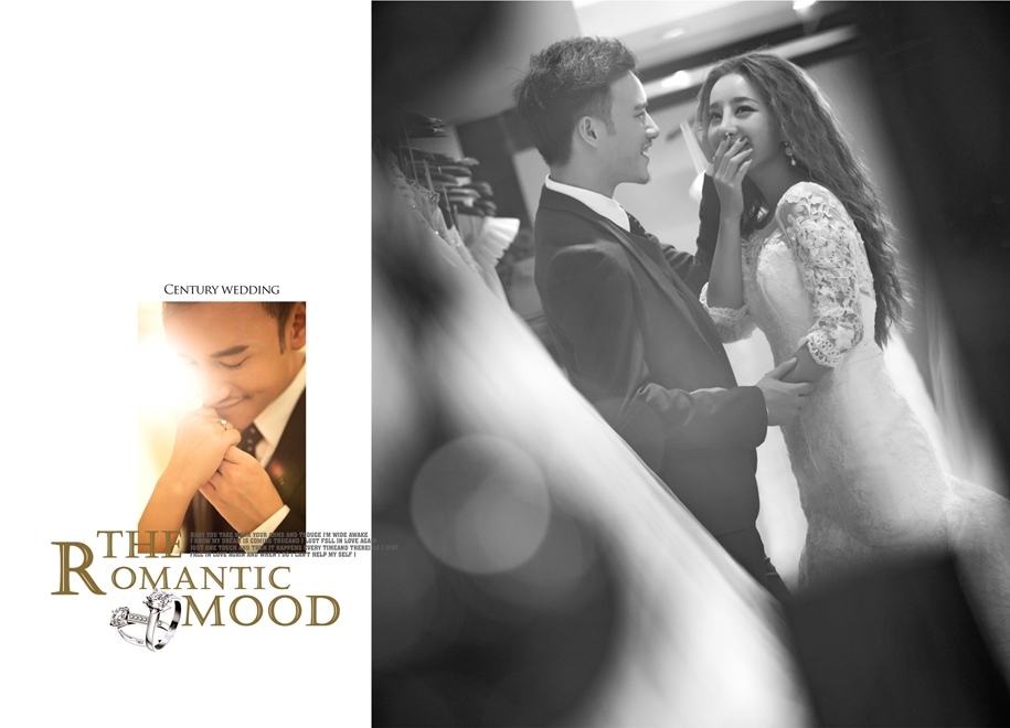The romantic mood 婚纱照
