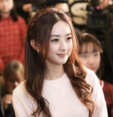 赵丽颖为你示范所有适合约会的少女系发型图片