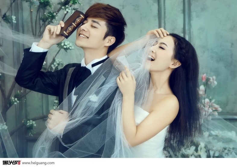 花香物语 婚纱照