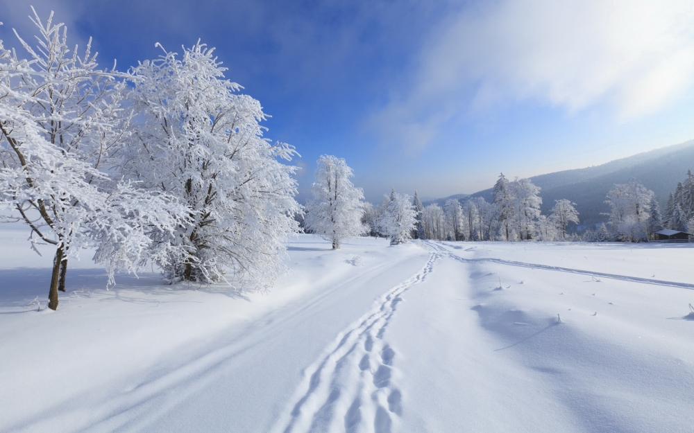 好看的雪景图片壁纸