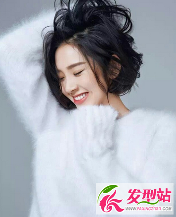 短发如何扎成长发即视感 短发也能飘逸女神范